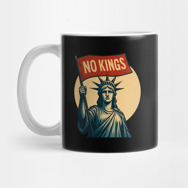 No-Kings-In-America by Creatifly Graphic Tees